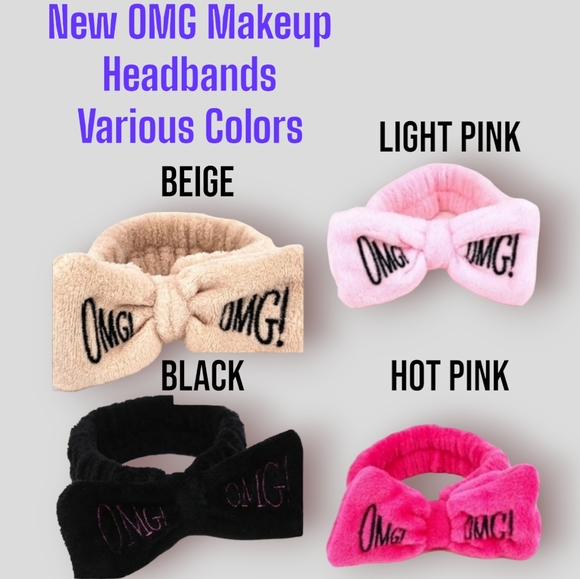 Soft & Fluffy "OMG" Hair Headband With Bow - Gray - Picture 4 of 5